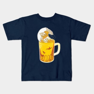 beer wave Kids T-Shirt